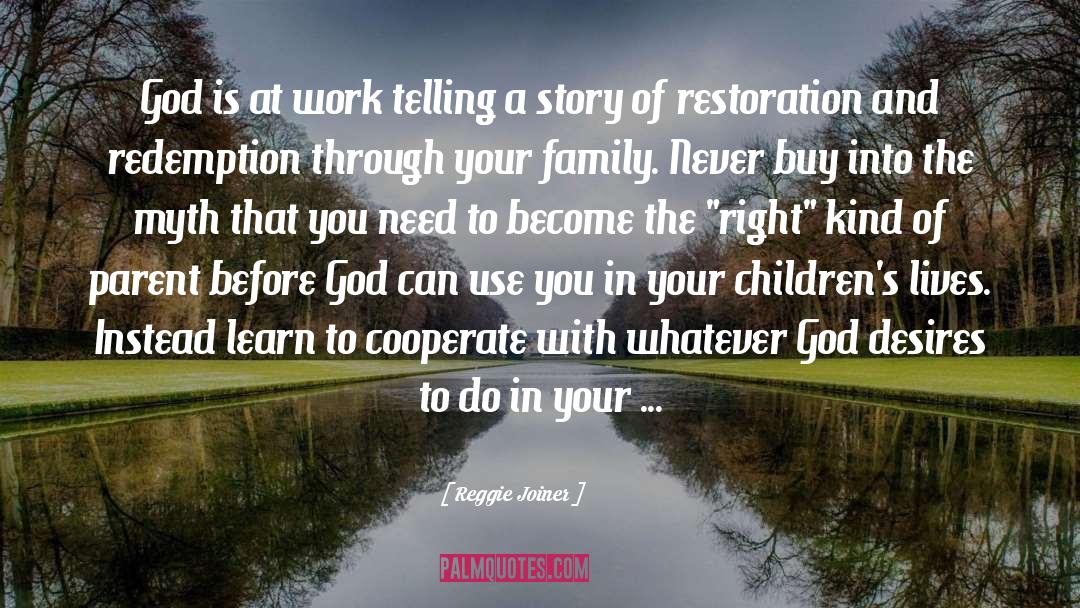 Restoration quotes by Reggie Joiner
