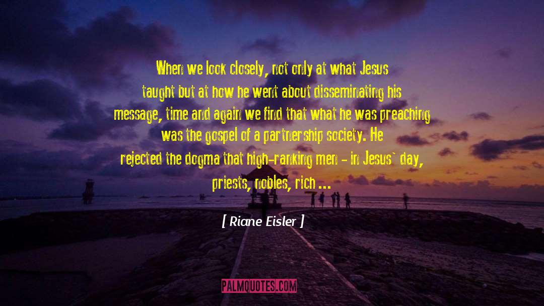 Restored Gospel quotes by Riane Eisler