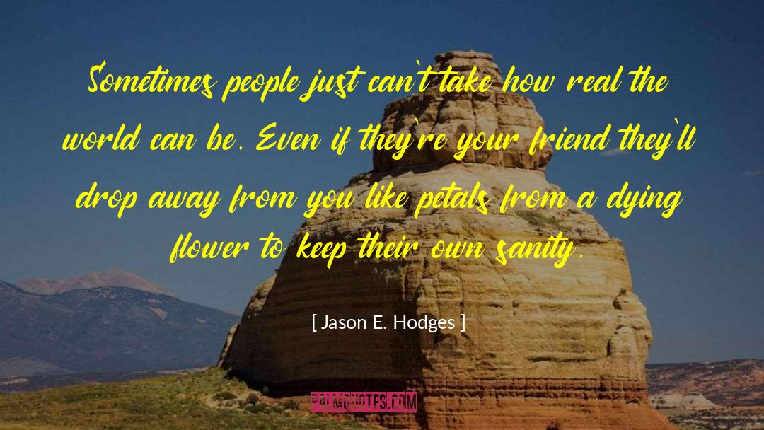 Restored To Sanity quotes by Jason E. Hodges