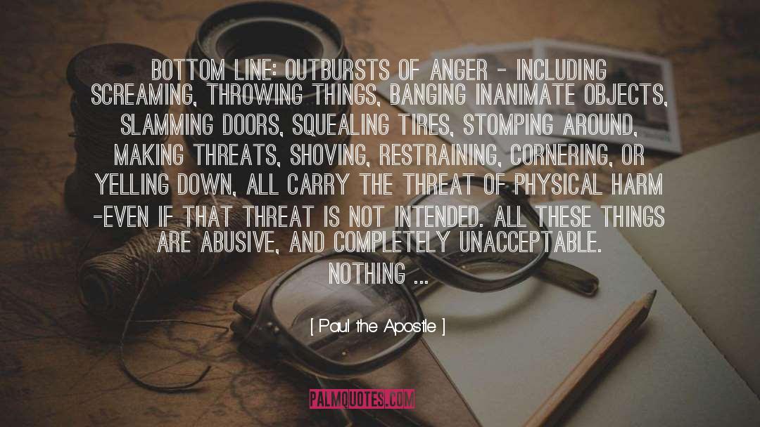 Restraining quotes by Paul The Apostle