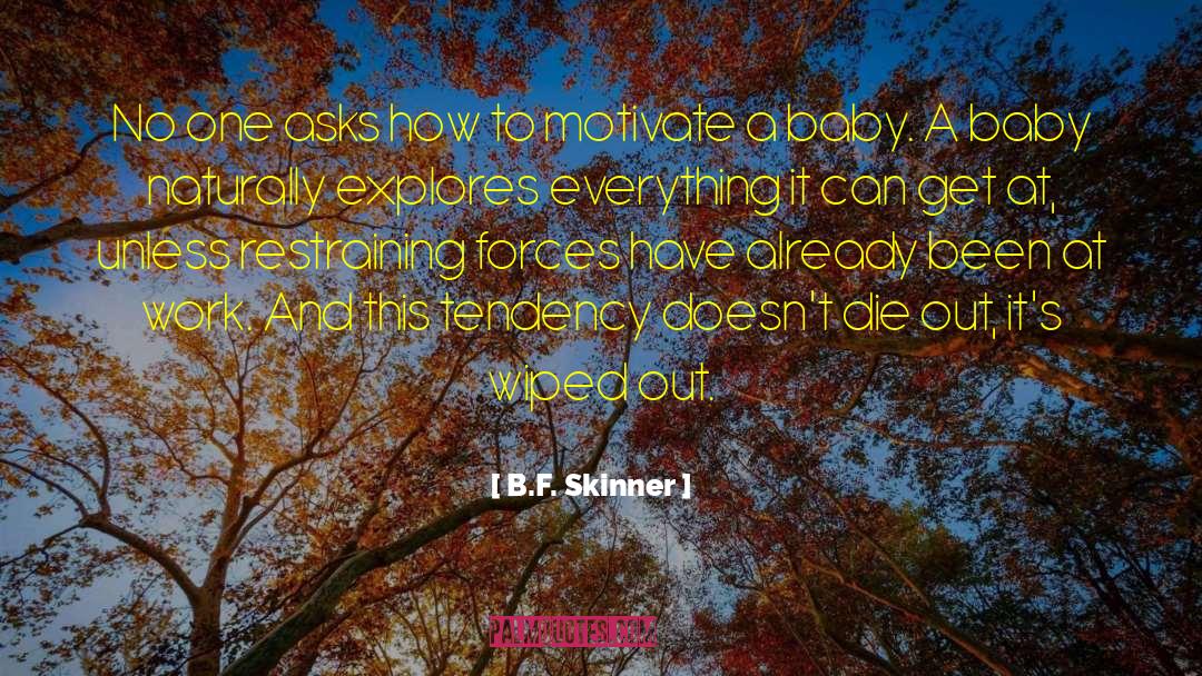 Restraining quotes by B.F. Skinner