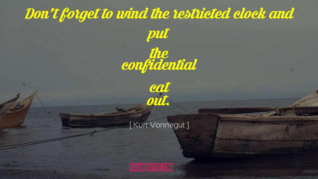 Restricted quotes by Kurt Vonnegut
