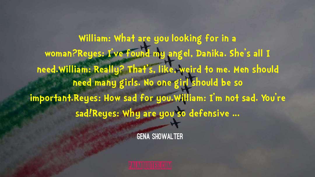 Restrictions On Girls quotes by Gena Showalter