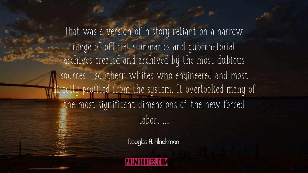 Restrictions quotes by Douglas A. Blackmon