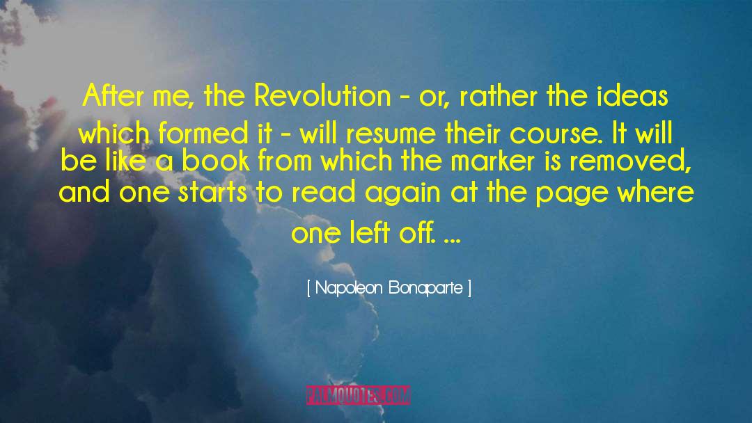 Resume Introductory quotes by Napoleon Bonaparte