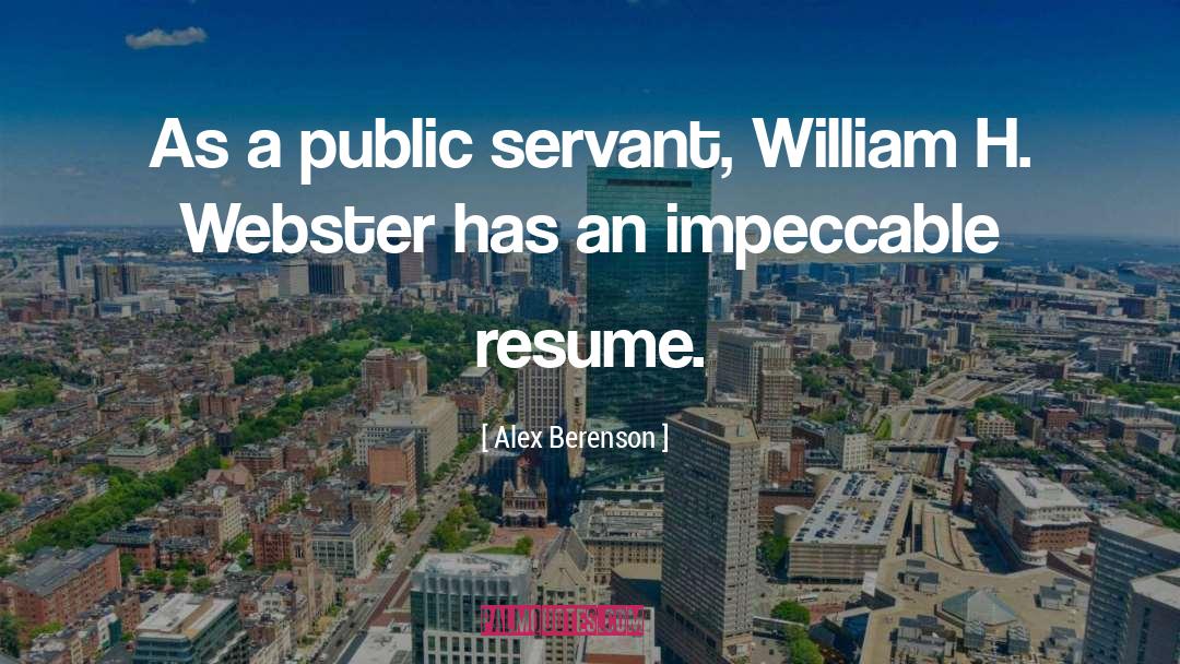 Resume quotes by Alex Berenson