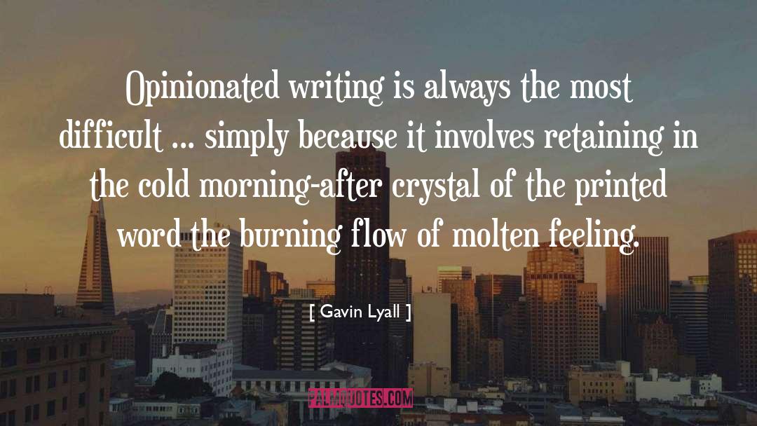 Retaining quotes by Gavin Lyall