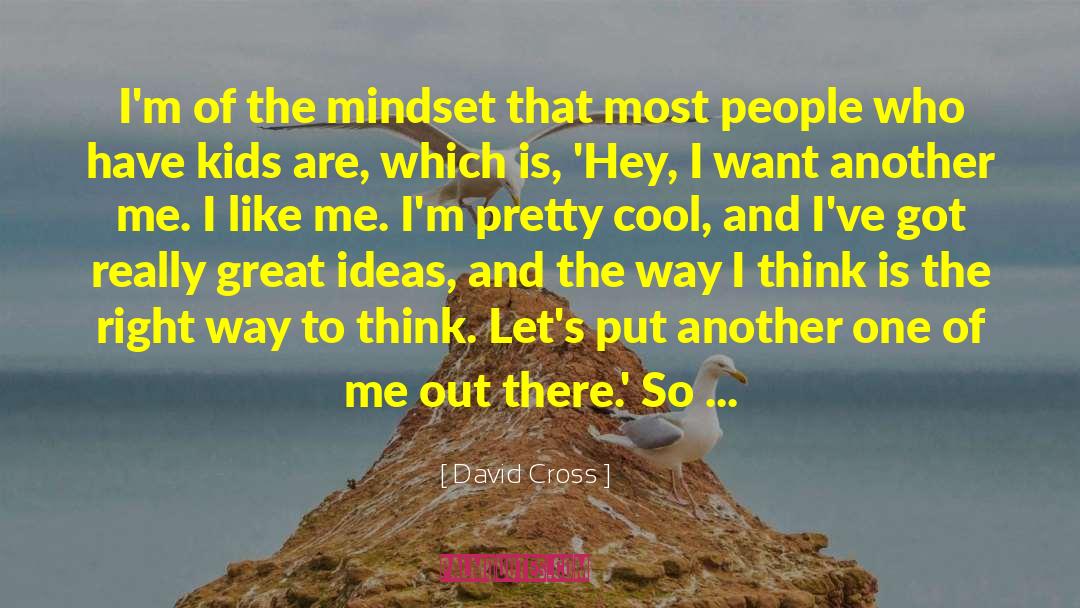 Rethink Mindset quotes by David Cross