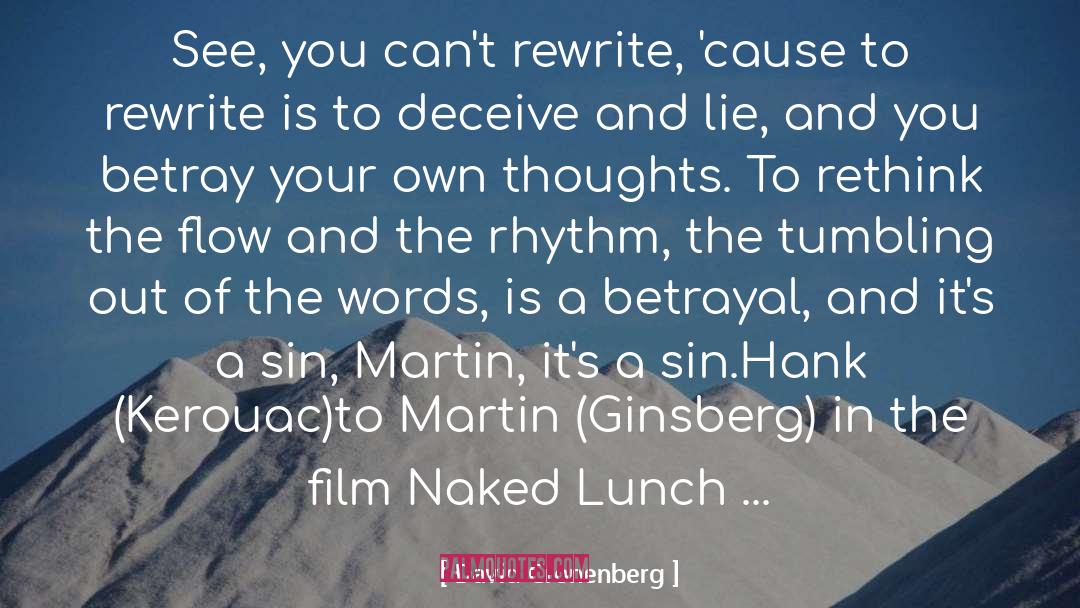 Rethink quotes by David Cronenberg