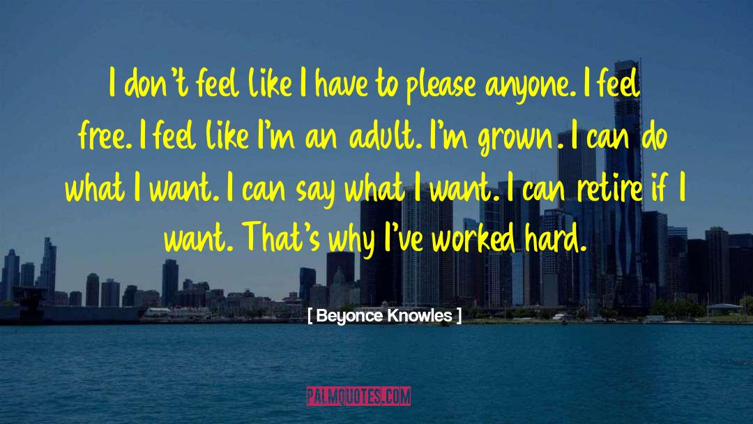 Retire quotes by Beyonce Knowles