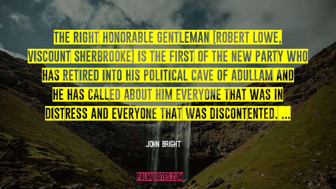 Retired quotes by John Bright