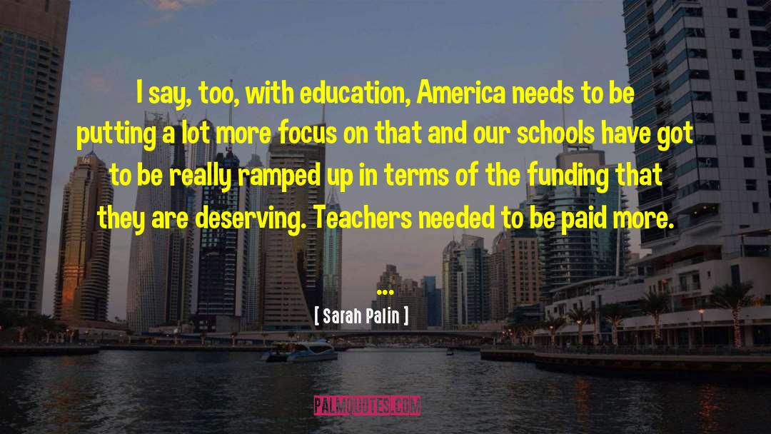 Retired Teacher quotes by Sarah Palin