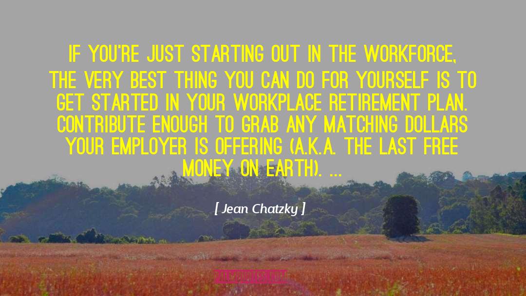 Retirement Career quotes by Jean Chatzky