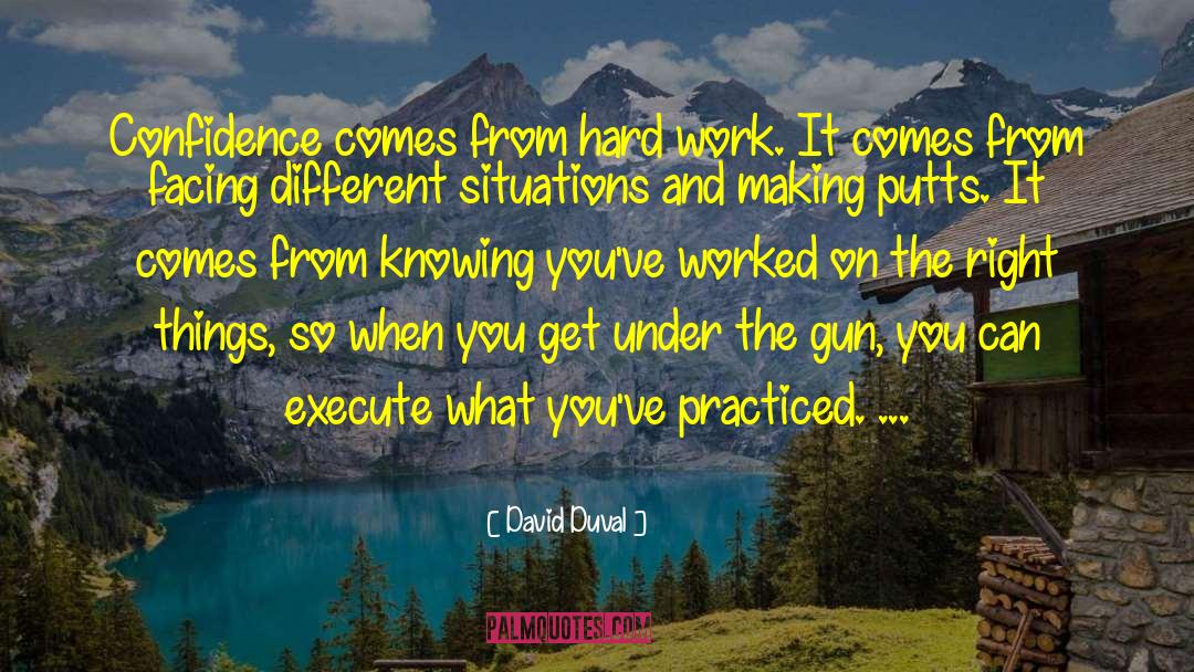 Retirement From Sports quotes by David Duval