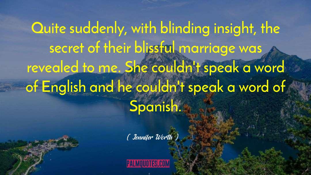 Retratar Spanish To English quotes by Jennifer Worth