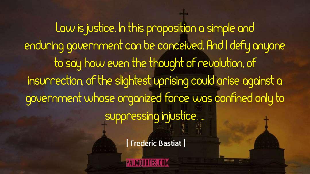 Retributive Justice quotes by Frederic Bastiat