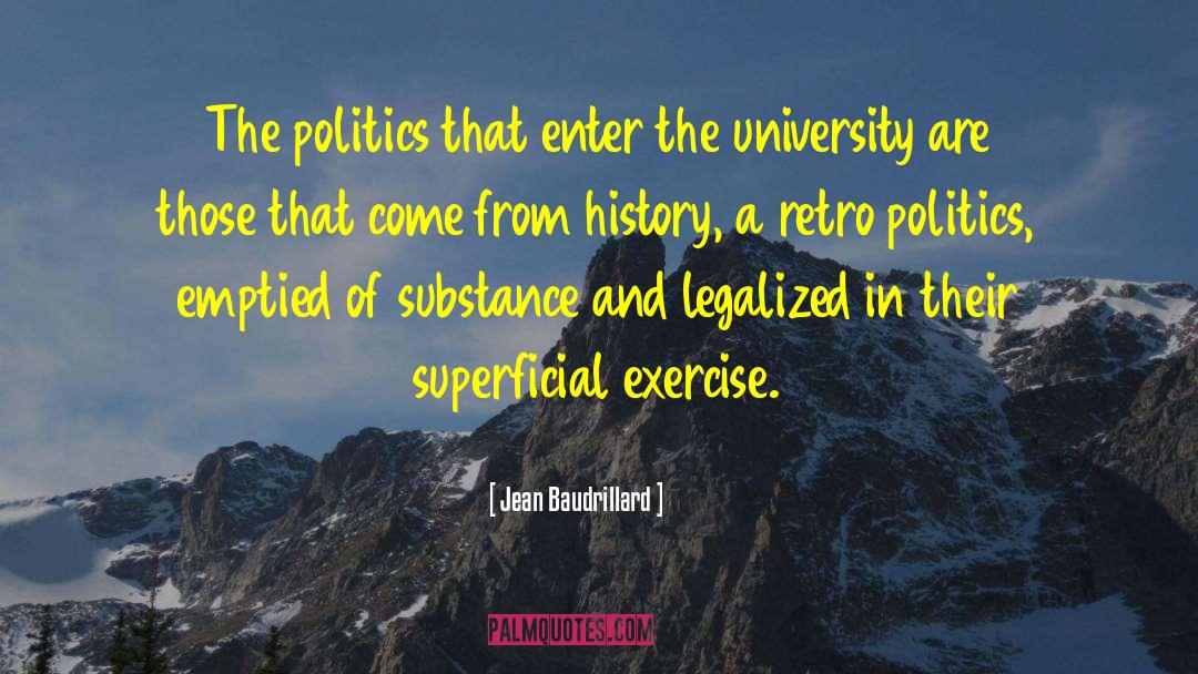 Retro quotes by Jean Baudrillard