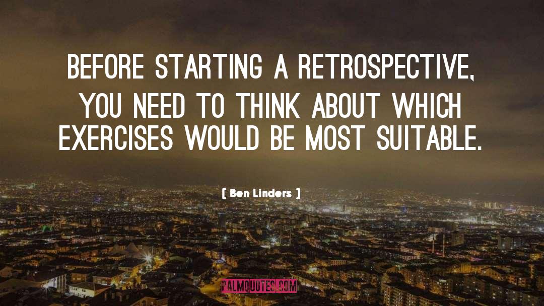 Retrospective quotes by Ben Linders