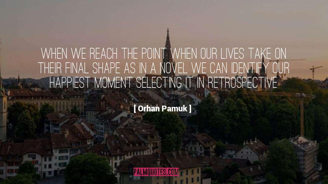 Retrospective quotes by Orhan Pamuk