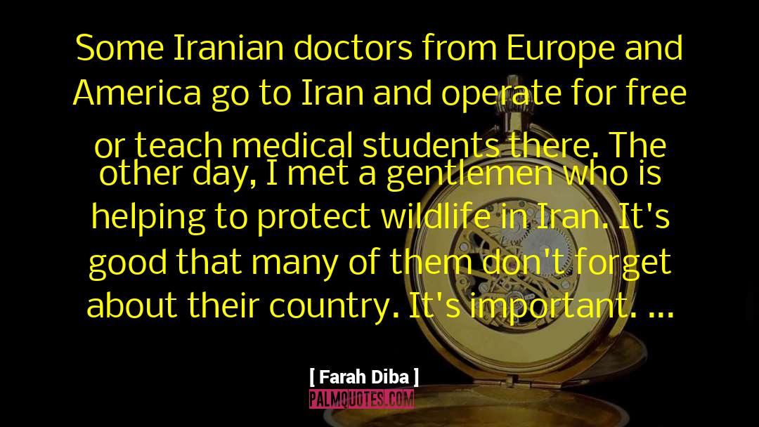 Retroversion Medical quotes by Farah Diba