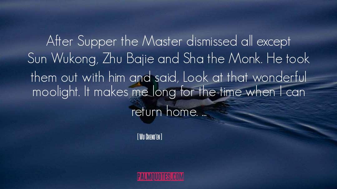 Return Home quotes by Wu Cheng'en