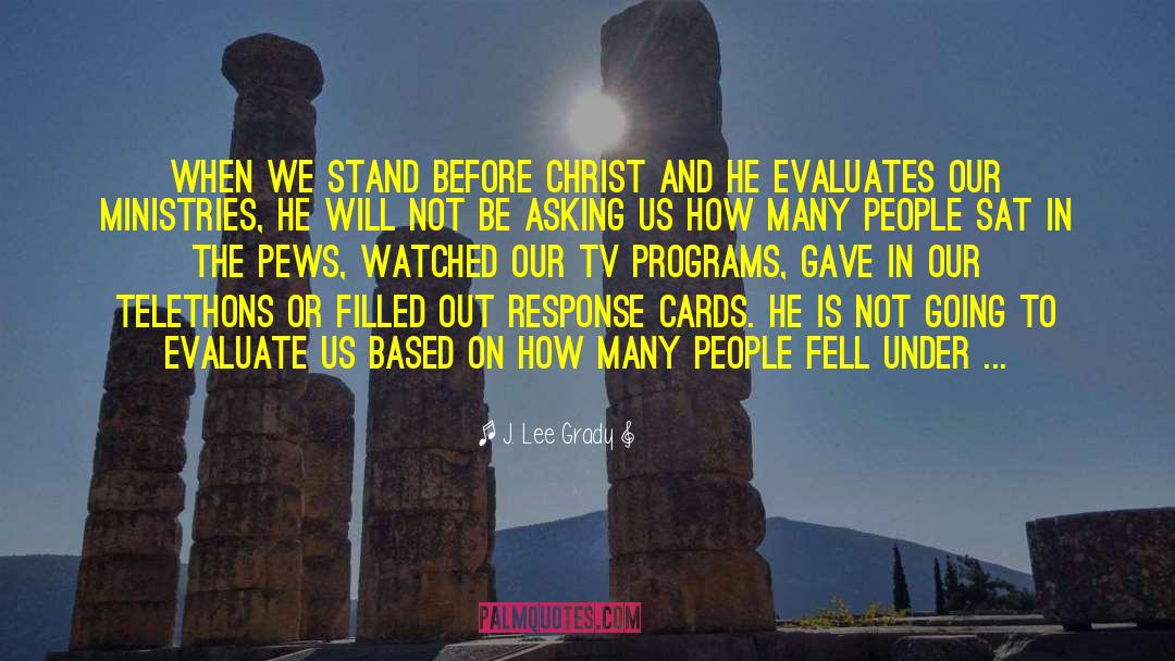Return Of Christ quotes by J. Lee Grady