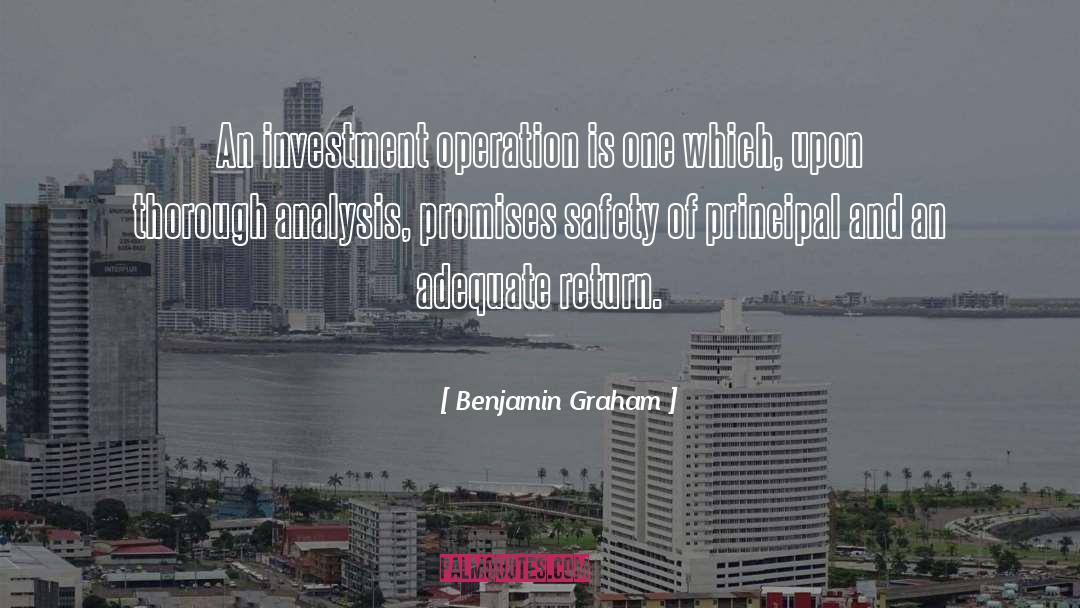 Return On Investment quotes by Benjamin Graham