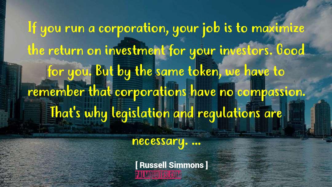 Return On Investment quotes by Russell Simmons