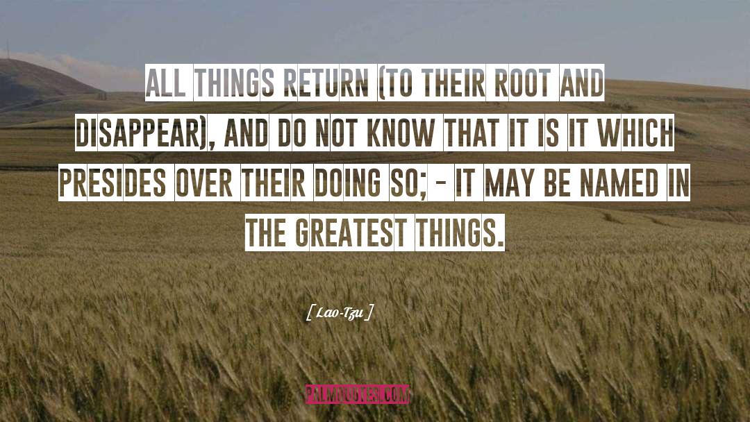 Return quotes by Lao-Tzu