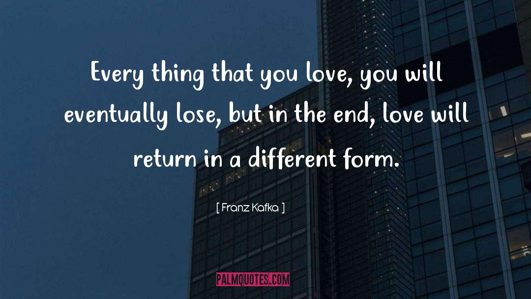 Return quotes by Franz Kafka
