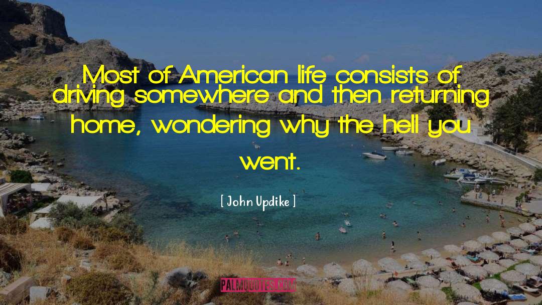 Returning Home quotes by John Updike
