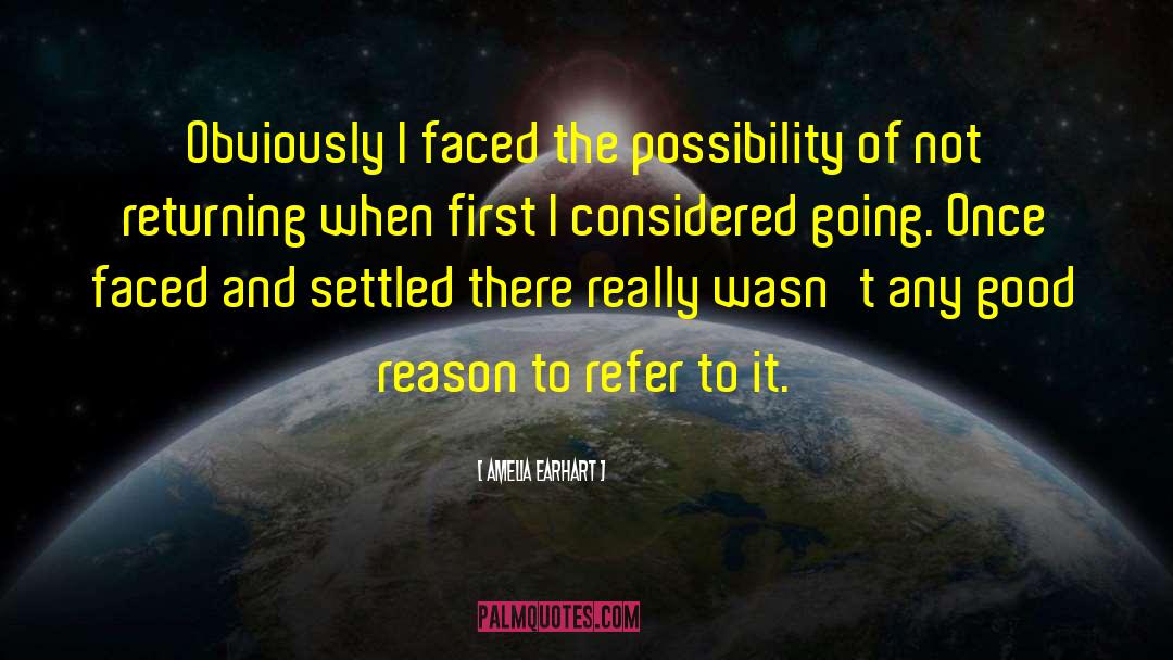 Returning Quote quotes by Amelia Earhart