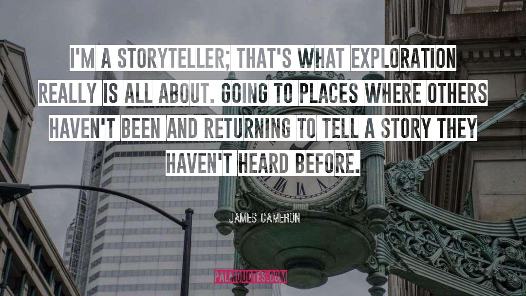 Returning Quote quotes by James Cameron