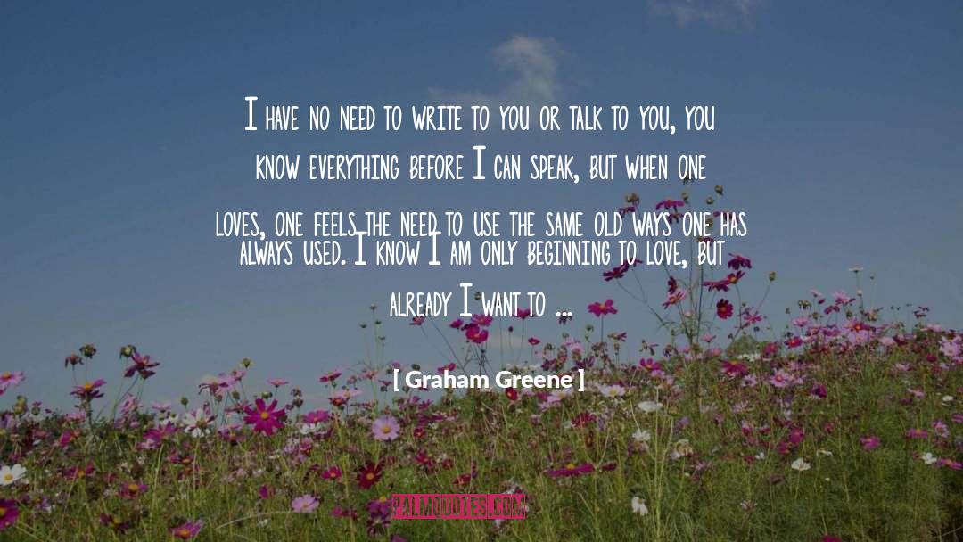 Returning The Love quotes by Graham Greene