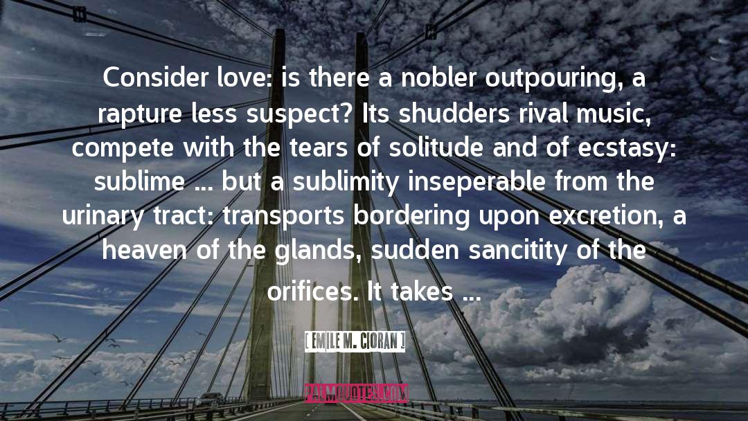 Returning The Love quotes by Emile M. Cioran