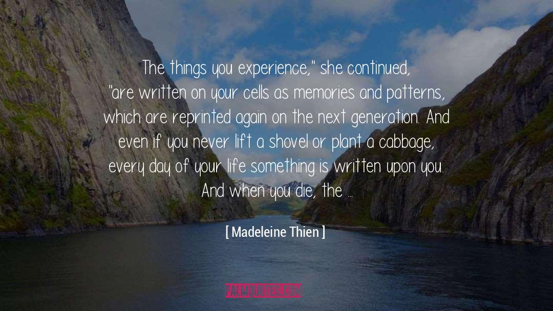 Returns quotes by Madeleine Thien