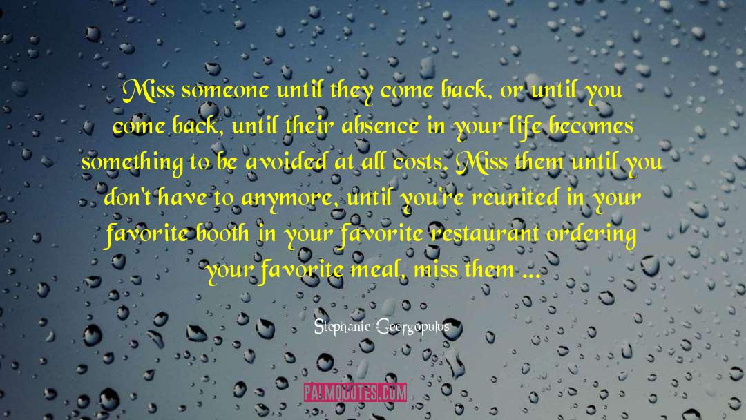 Reunited quotes by Stephanie Georgopulus