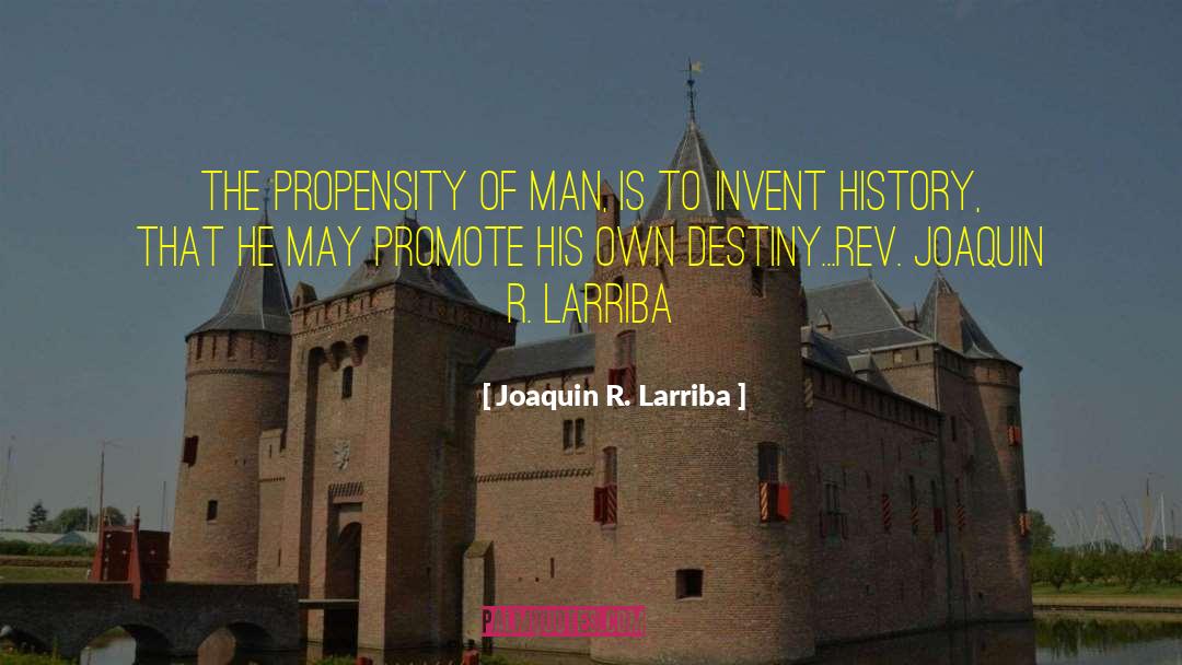 Rev quotes by Joaquin R. Larriba
