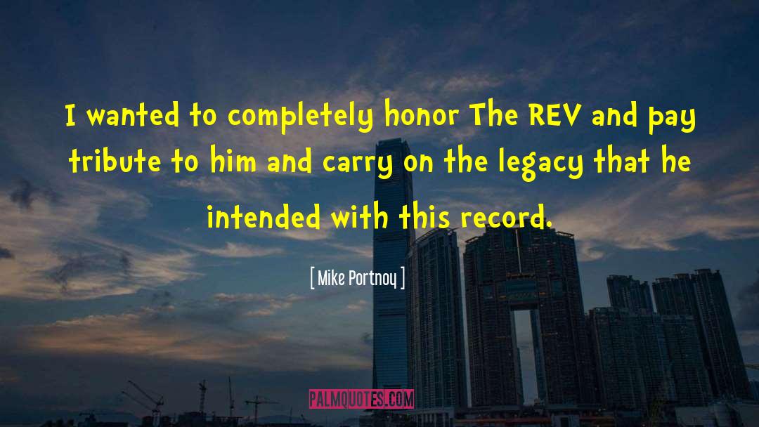 Rev quotes by Mike Portnoy