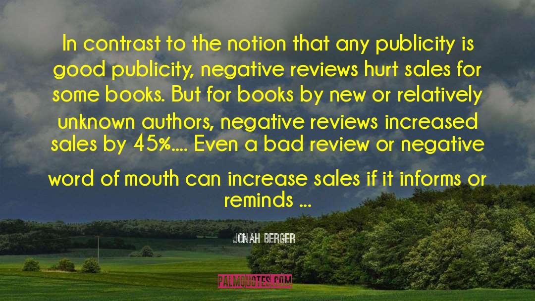 Revanche Review quotes by Jonah Berger