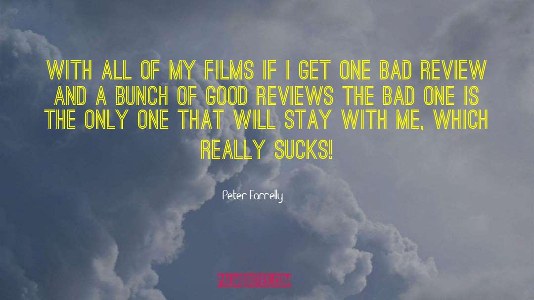 Revanche Review quotes by Peter Farrelly