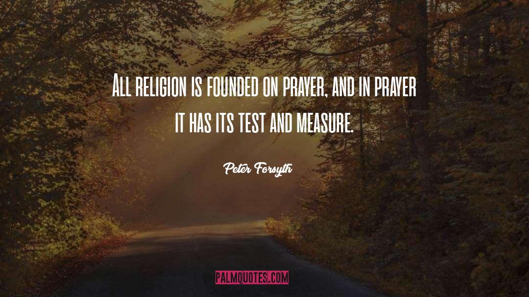 Revealed Religion quotes by Peter Forsyth