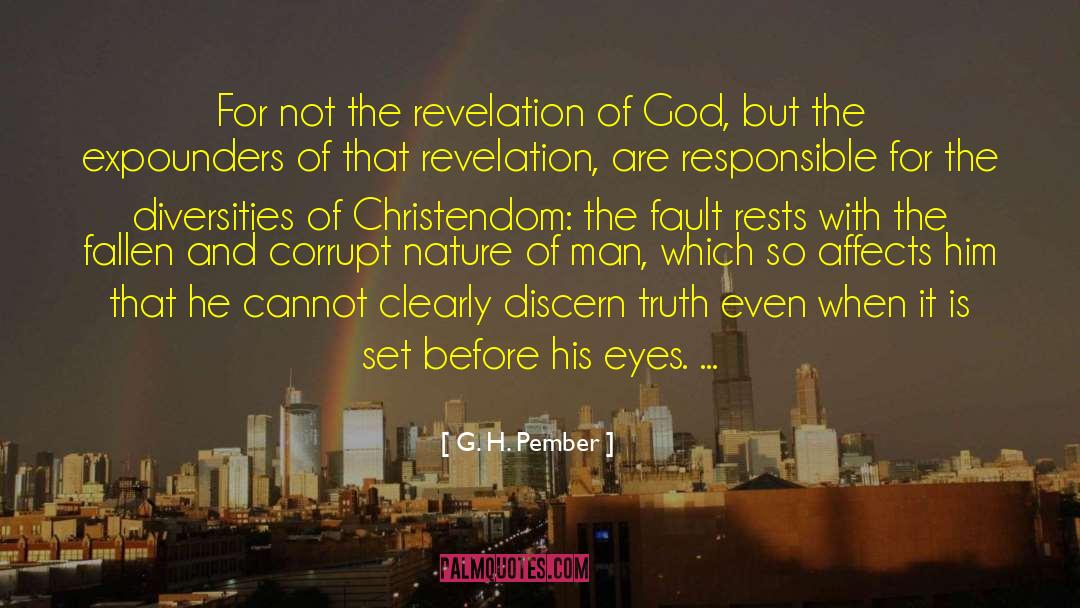 Revelation Of God quotes by G. H. Pember