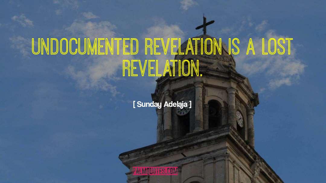 Revelation Thesaurus quotes by Sunday Adelaja