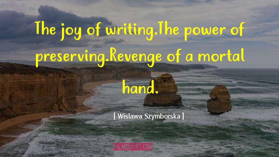 Revenge Of The Lawn Gnomes quotes by Wislawa Szymborska