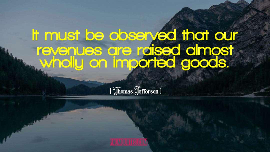 Revenue quotes by Thomas Jefferson