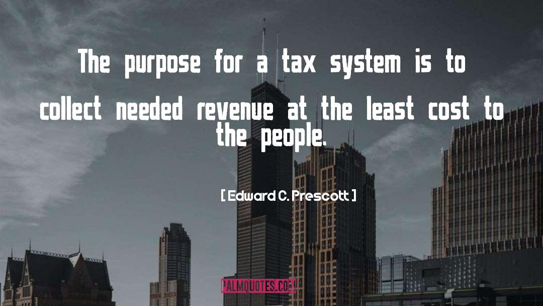 Revenue quotes by Edward C. Prescott