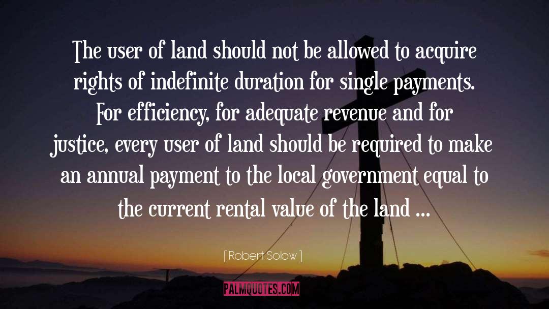 Revenue quotes by Robert Solow