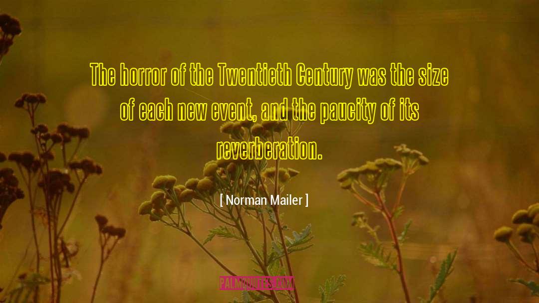 Reverberation quotes by Norman Mailer