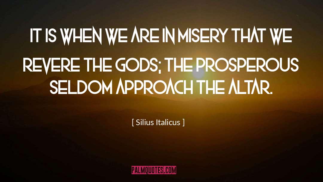 Revere quotes by Silius Italicus